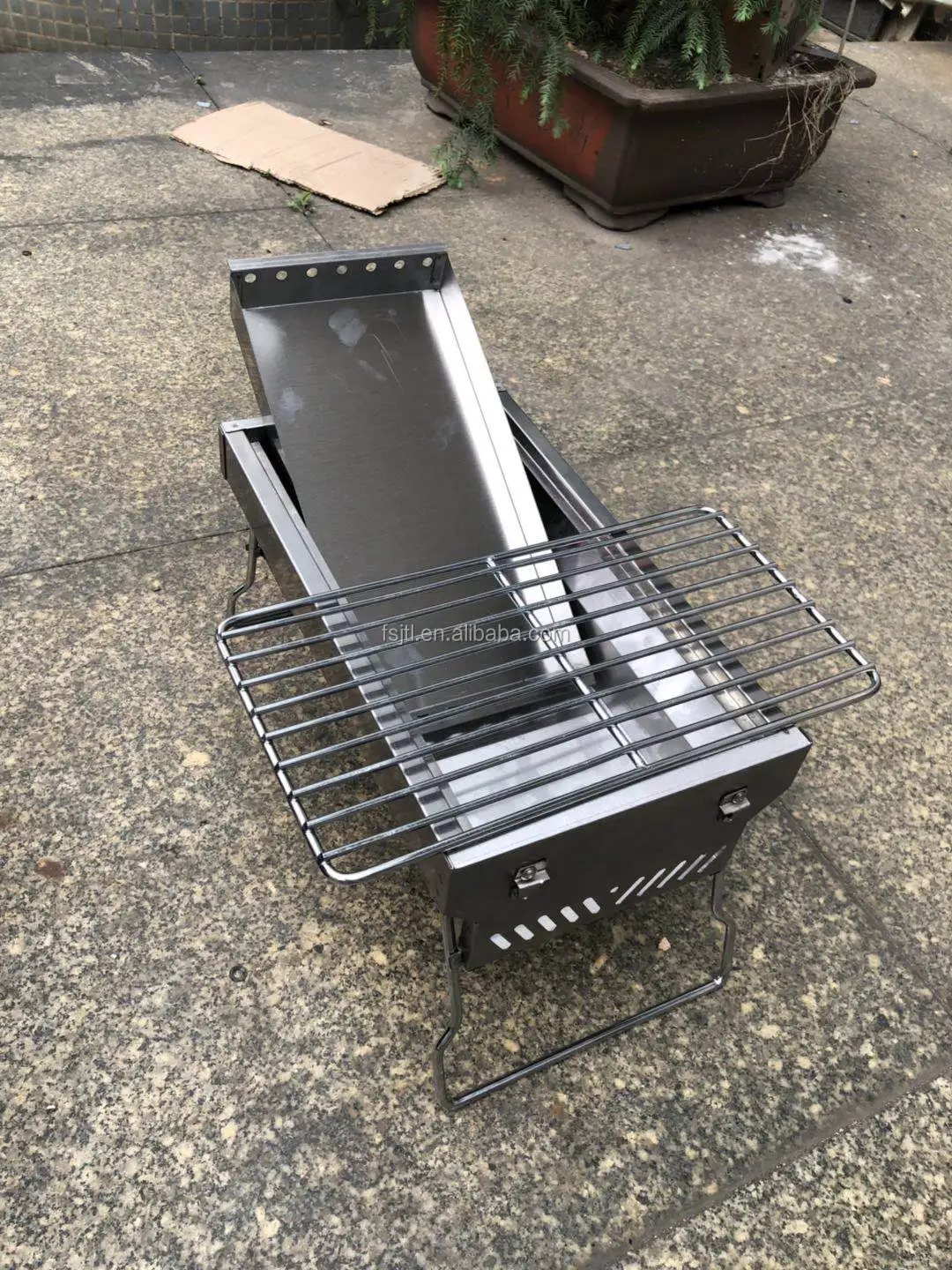 小型台式不锈钢烧烤炉户外聚会,野餐 - buy portable electric