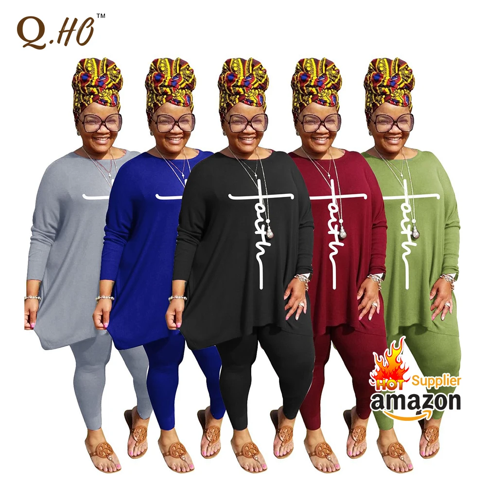 

New Style Solid Color Sports Biker long Outfits Casual Two Piece Set Women Clothing, Picture color