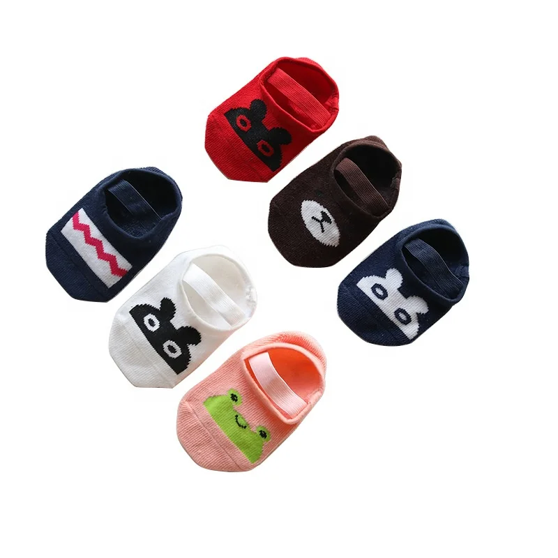 

Winter Unisex Cotton Cute Cartoon Anti slip Newborn Baby Floor Socks Kids grip socks, Pantone color