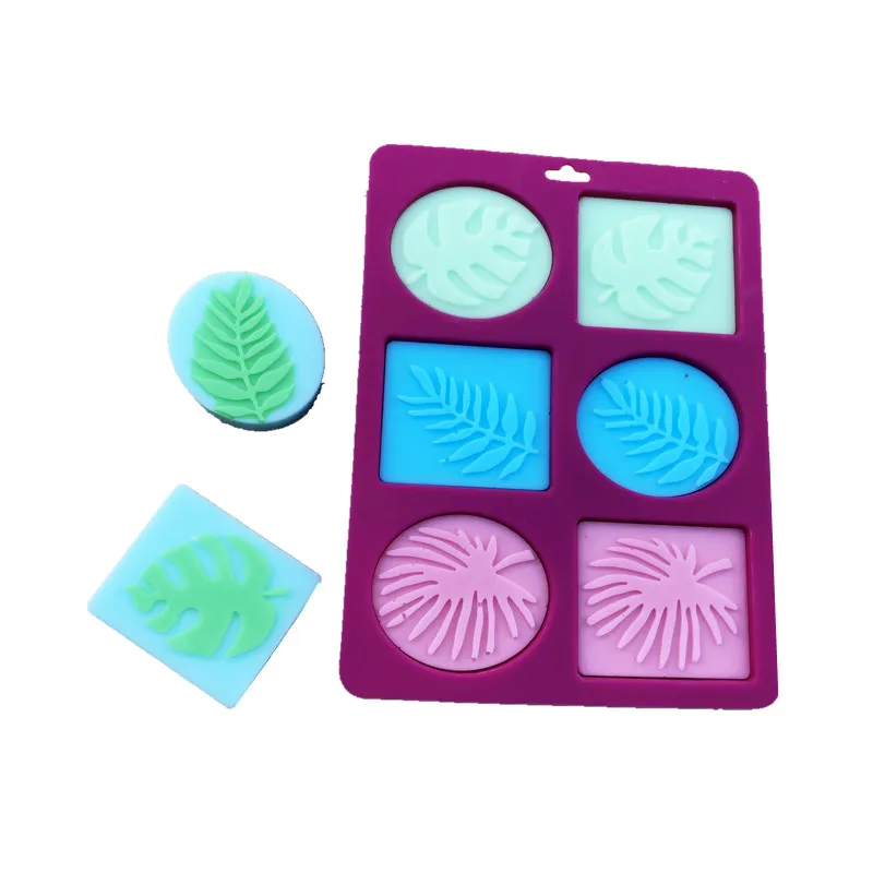 Homemade Diy Leaf Shaped Silicone Soap Bath Mold Buy Leaf Soap Mold