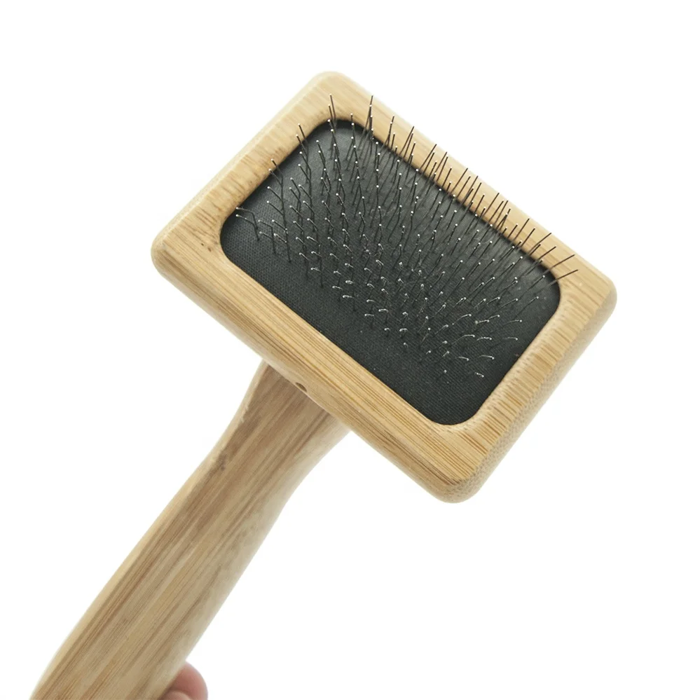 

Macrame Brush bamboo handle Small size, Natural