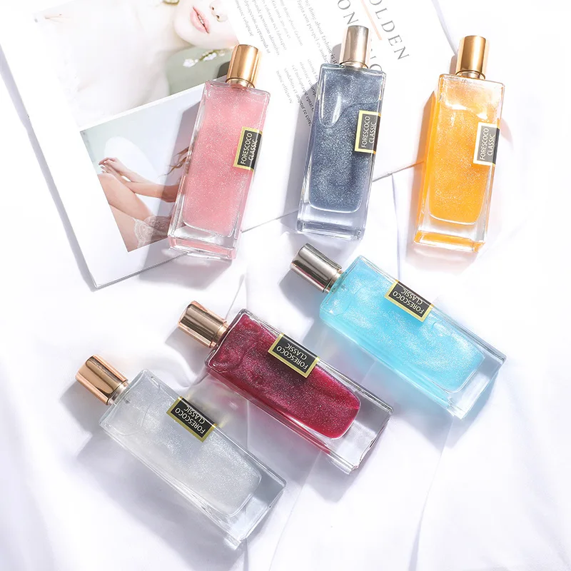 

Online popular durable eau de toilette perfume men and women Gold powder and flowing sand perfume