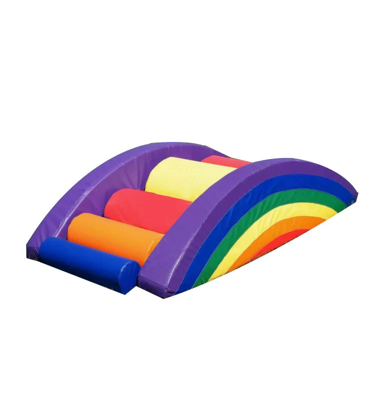

Indoor Soft Play Equipment kids soft play rainbow bridge For Kids, Custom color