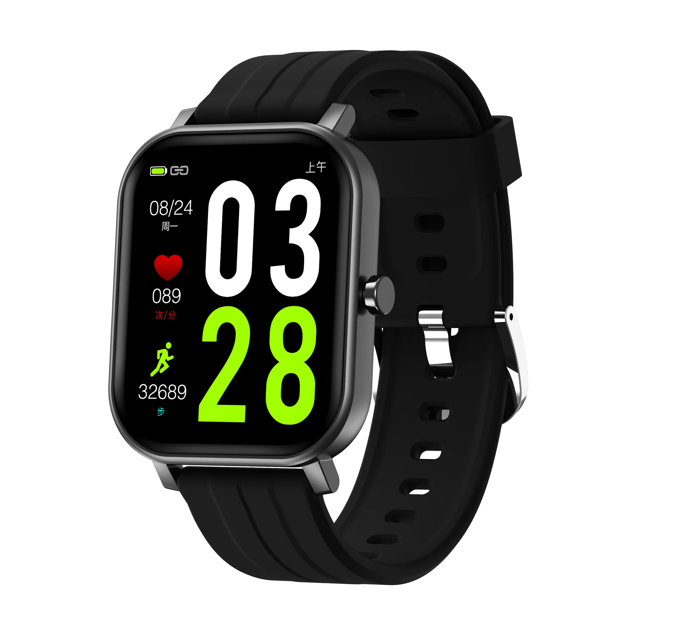 

Fit Bit Shenzhen Steinless Steel Bracelet Offer Blood Oxygen Feature Cellular Pro Sports Smart Watches With Spo2, Black