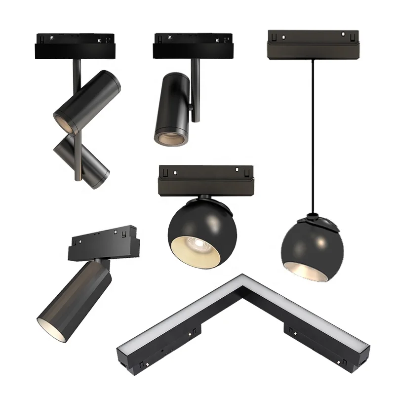 

Hot Selling Chandelier 10W LED Spotlight Mini Pendant Lamp 48V Magnetic Track Light For Home Hotel Stores Decoration