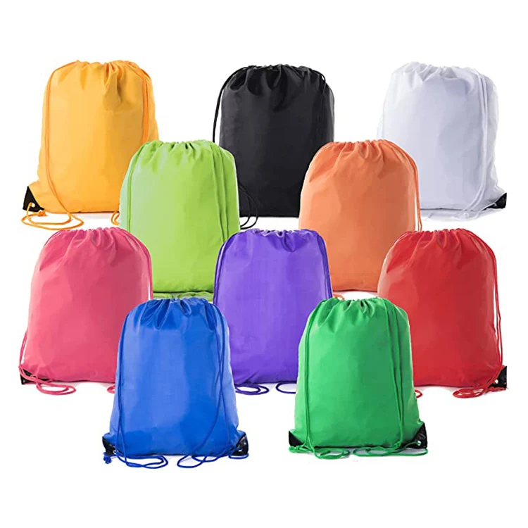 

Promotional custom logo printed cheapest rpet shoe sacks shopping drawstring shoe bags travel polyester, Customized