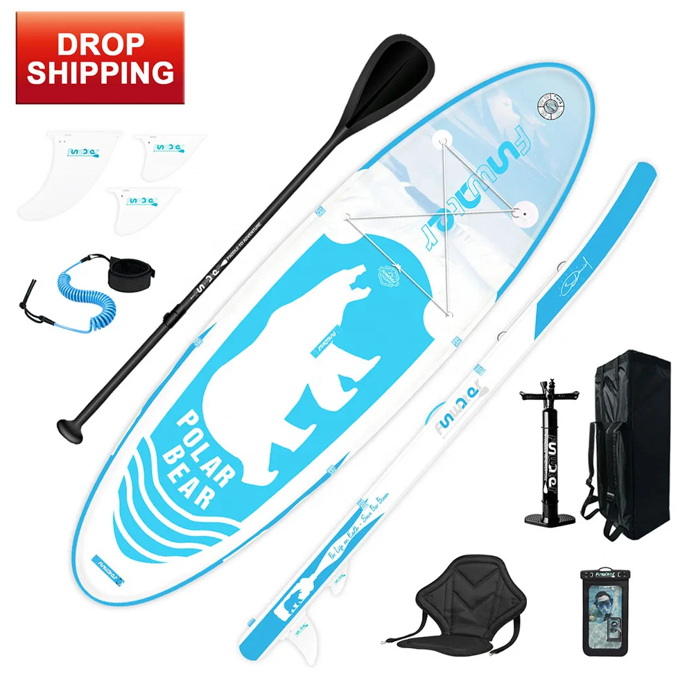

FUNWATER Drop Shipping sup stand board paddle inflatable sup-board paddleboards inflatable stand up paddle board