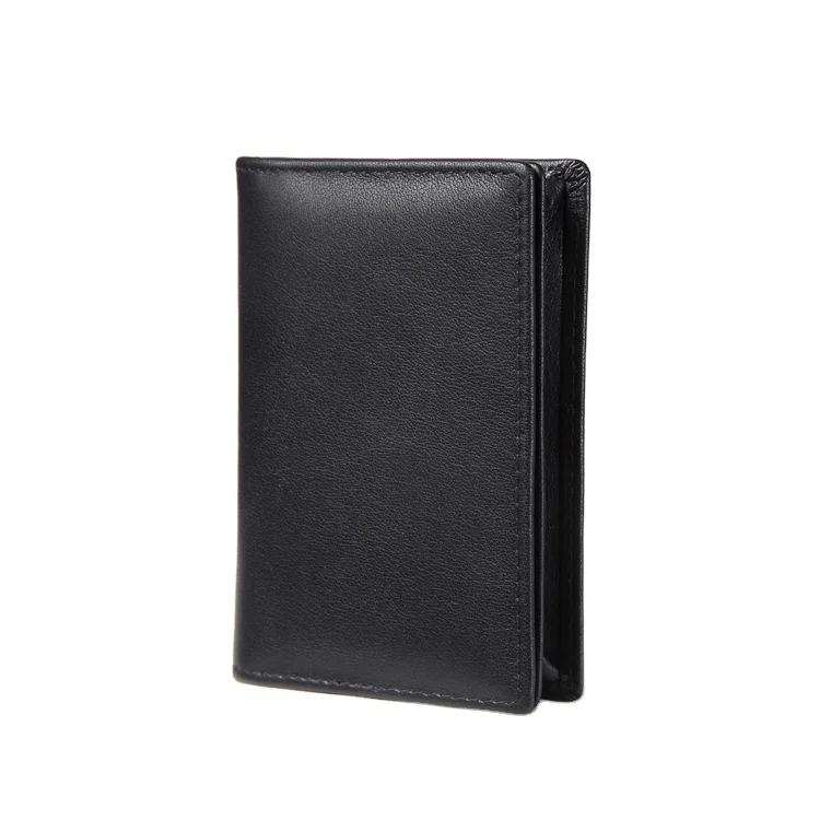 

Hot sale PU leather simple casual wallet business card holder men's business card holder, Customized color