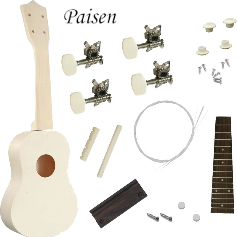 

wholesale DIY kits in  ukulele crafted diy acoustic ukulele kits manual coloured drawing or pattern children's toys, Colors