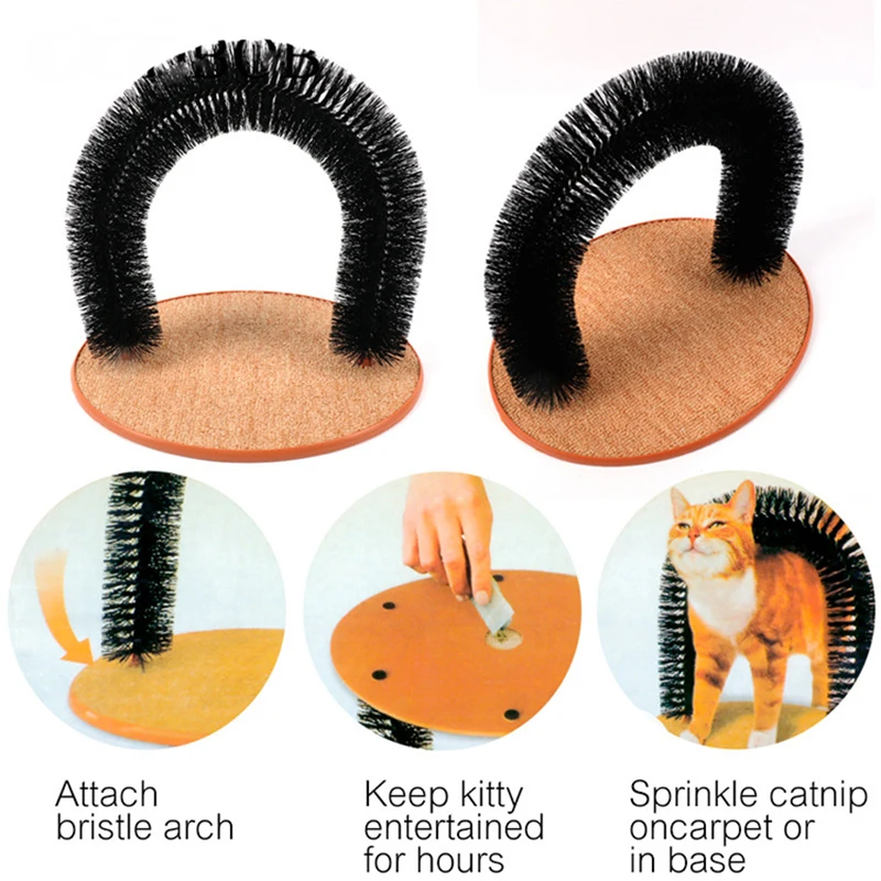 Purrfect Arch Cat Sisal Toy Cat Self Shedding Arch Tunnel Arch Cat Scratching Cleaning Toys