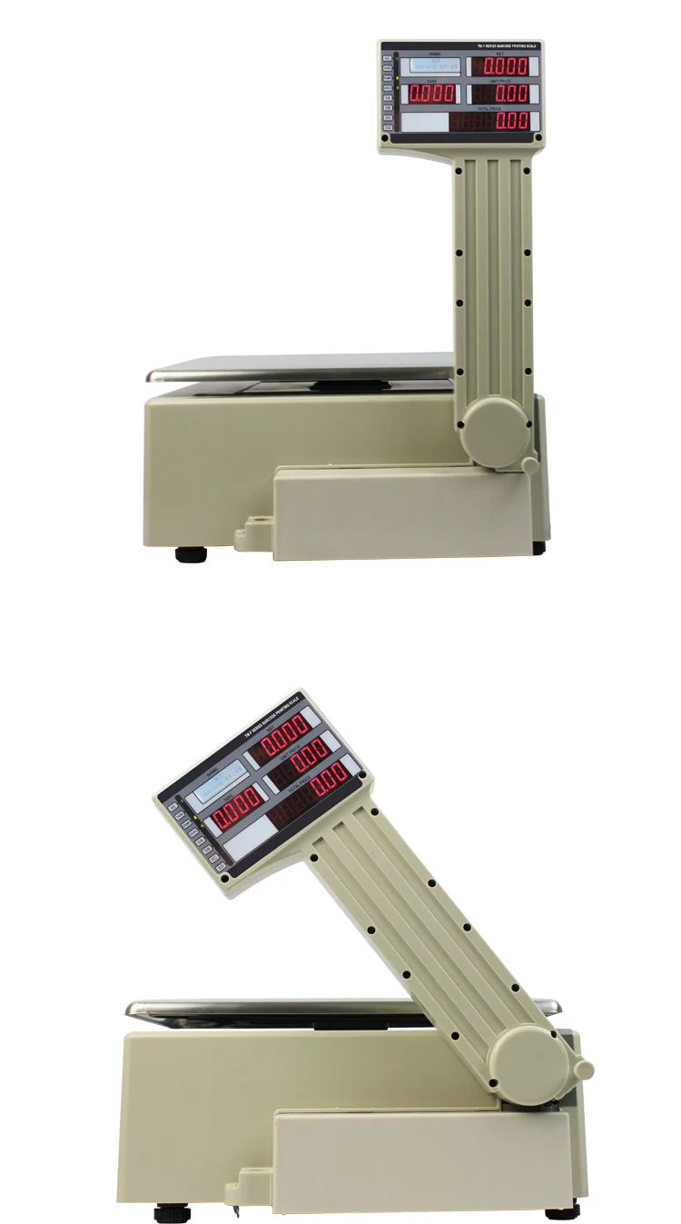 30kg Price Computing Scale With Integral Label Printing Weighing Scales