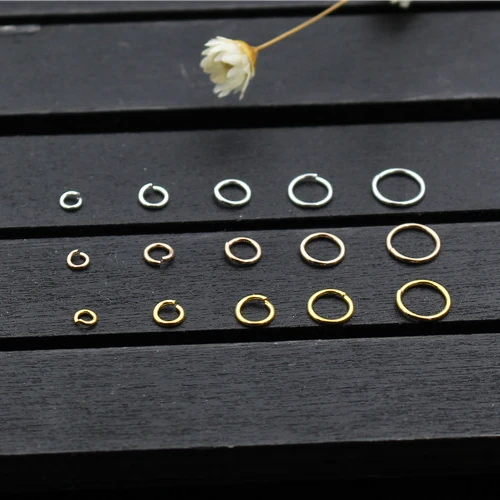 

925 Sterling Silver Jump Rings Single Loops Open Jump Rings & Split Rings For Jewelry Finding DIY