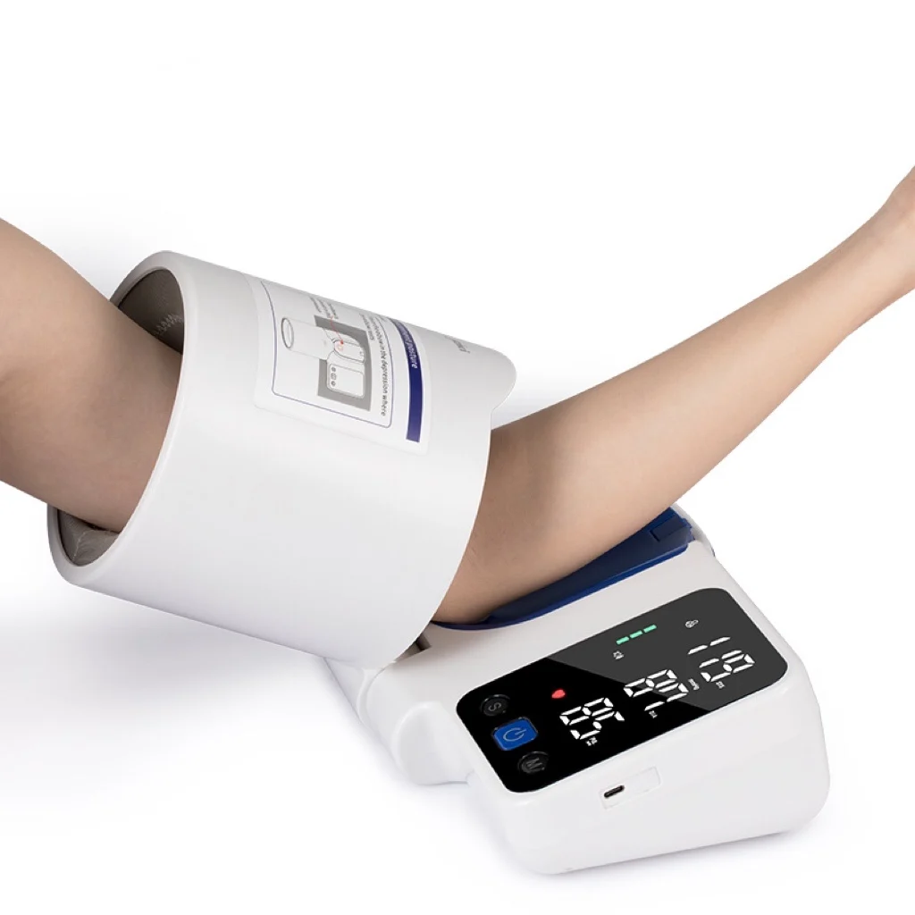 

Automatic BP machine Arm Electronic Blood Pressure Monitor with HD LED screen display