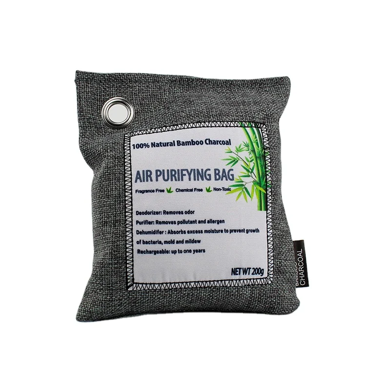 

200g activated Bamboo Charcoal air purifying bag