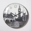 UCHOME Hot beauty happy time plastic frying clock, decorative kitchen fried egg pan wall clock