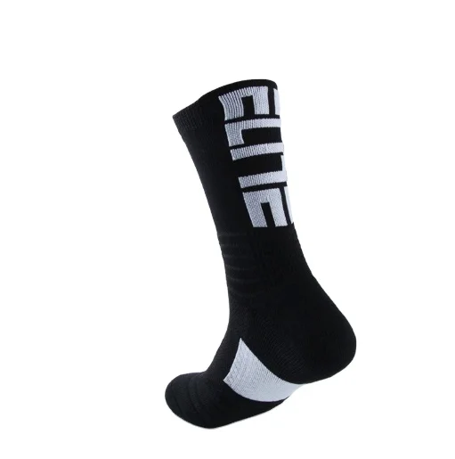

Autumn Winter Fashionable Cotton Couple Jacquard Letters Rider Jogging Anti Slip Sport Sock