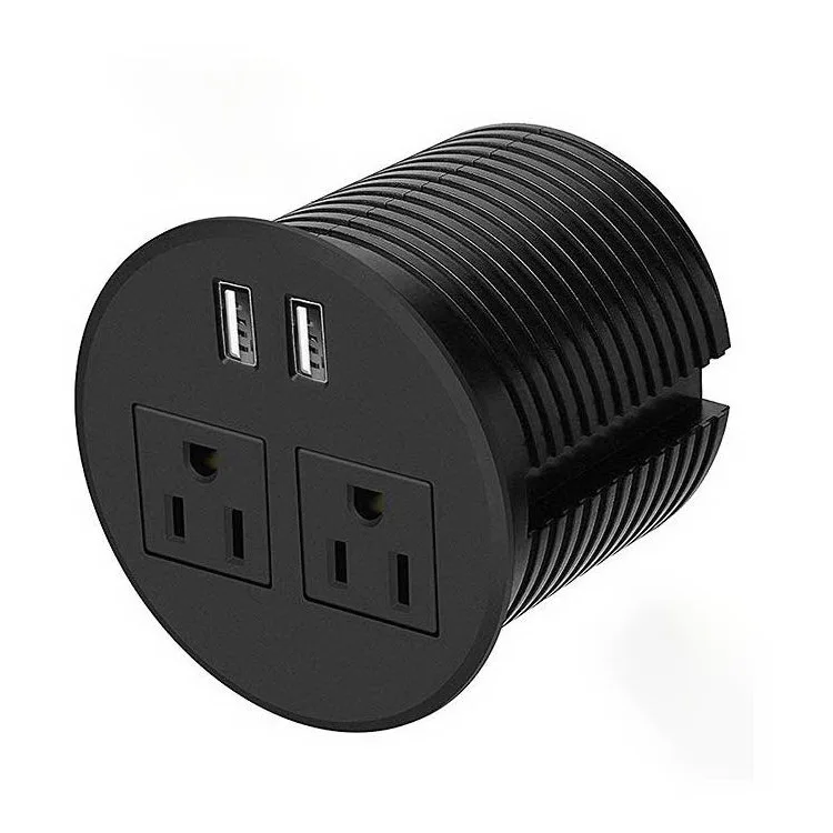 In Stock Fast Delivery 80mm Black Desktop 2 Usa Power 2 Usb Charger
