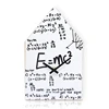 Einstein formula dial design White Wooden table Clock gift for home decoration