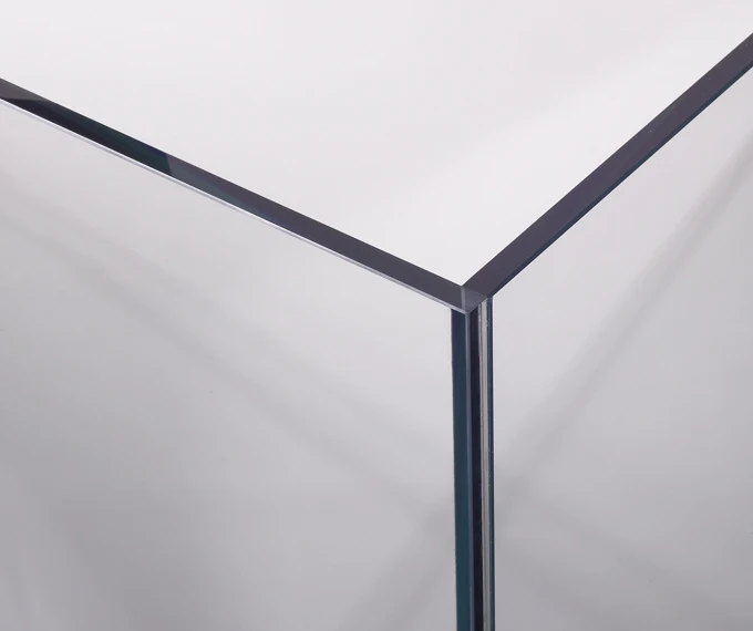 
crovd professional aquarium curved glass fish tank with cabinet 