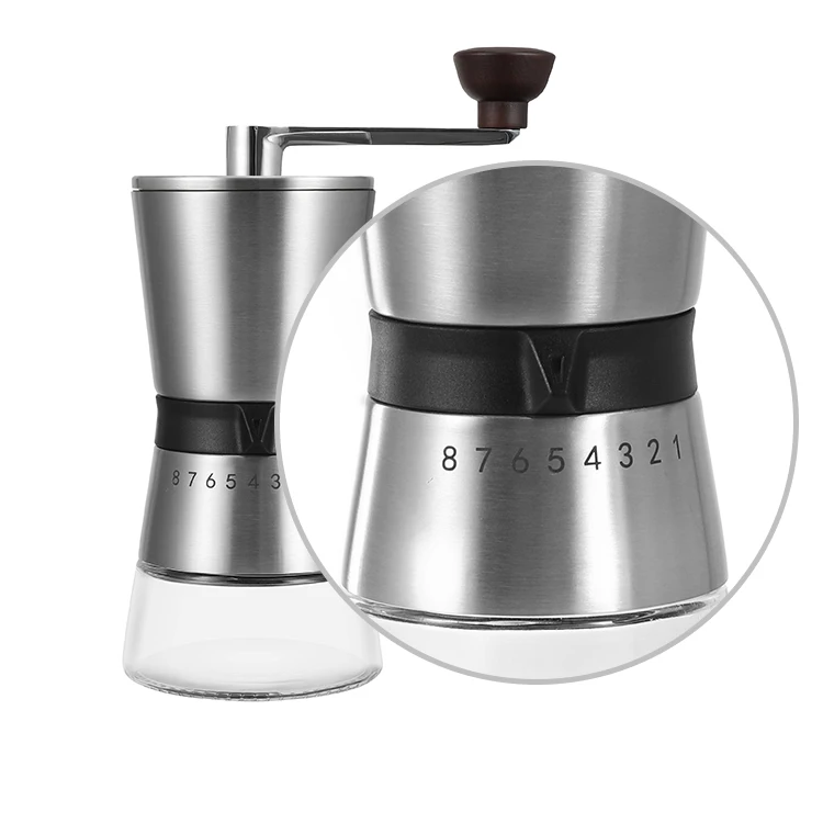 2020 Amazon Hot Selling Manual Coffee Grinder 18/8 Stainless Steel
