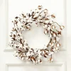 christmas decorative cotton ball artifical handcraft indoor decorations easter egg wreath personalized christmas wreaths