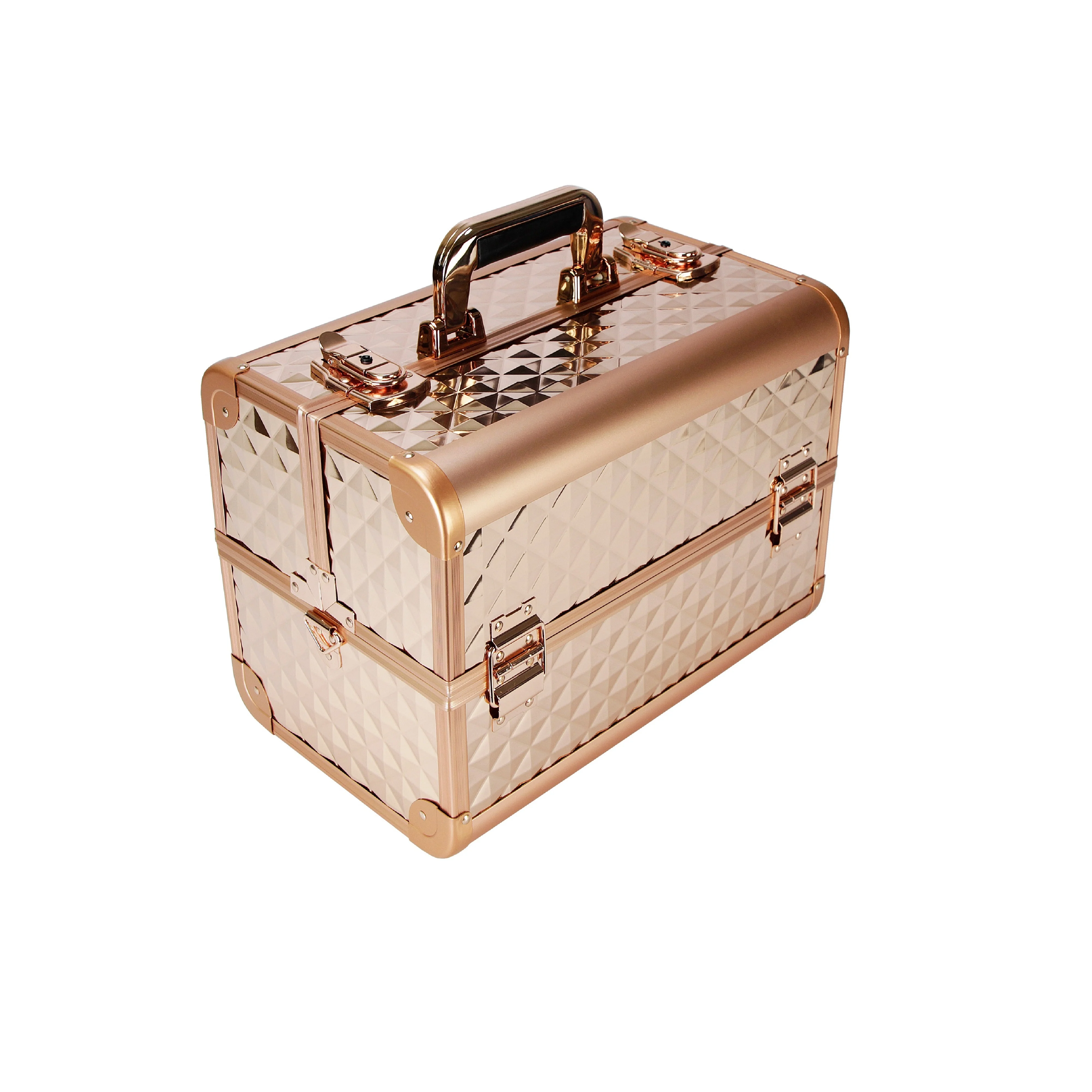 

Capacity Cosmetic Makeup Train Vanity Case Case Lockable Make Up Cases Telescopic Trolley Box Multilayer Travel With Wheels, Customized color