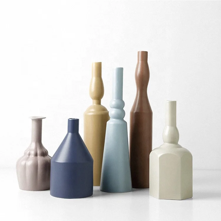 

Modern Porcelain Lots Of Chinese Various Colors Flower Ceramic Vases For Home Decor