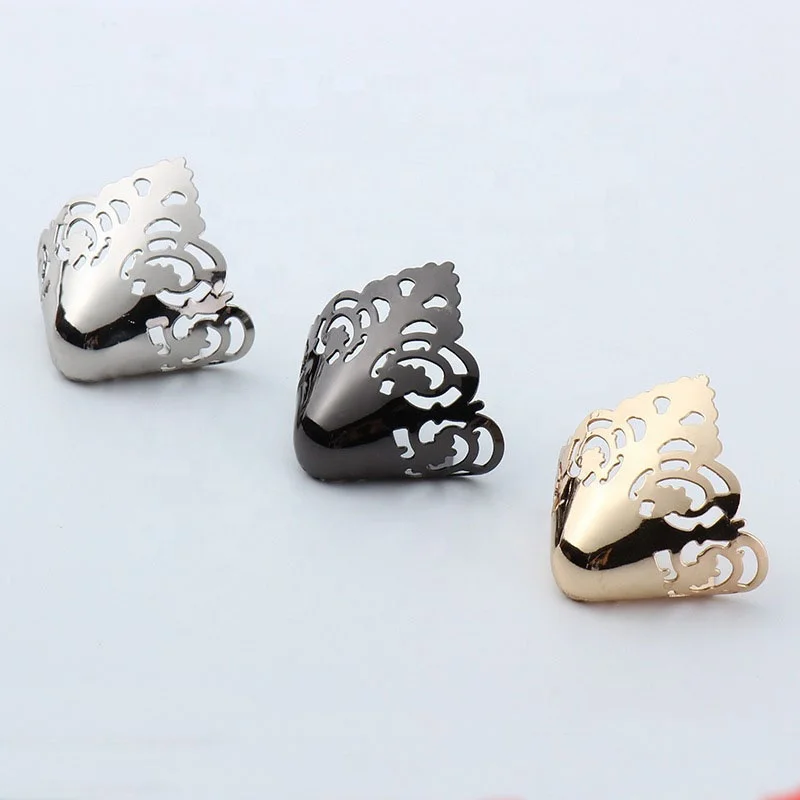 

Meetee DAC-45 High Heels Toe Cap Alloy Cover Shoe Decorative Accessories
