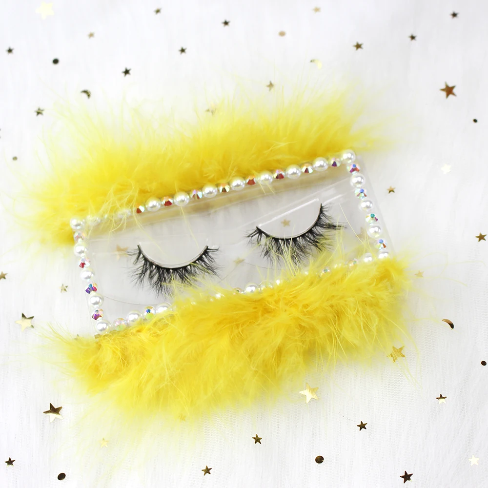 

furry eyelashes Custom Boxes Vendor wholesale eyelashes oem manufacturer, Black