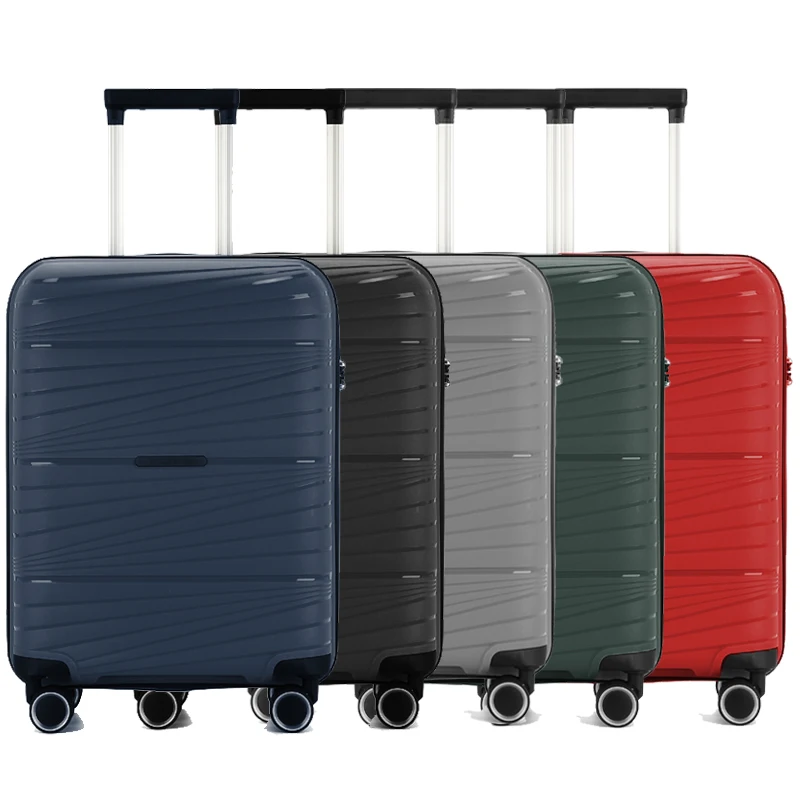 

Wholesale Fashionable 20 Inches Business Pilot Cabin Trolley Luggage Pilot Trolley maletas pp, Red or customized color