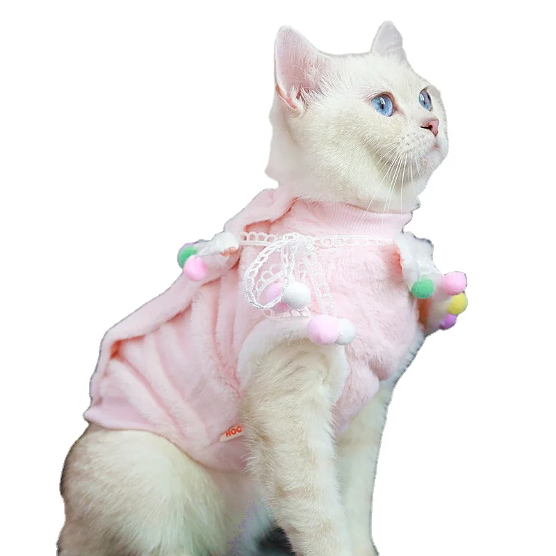 

Pet apparel winter clothes for Cat, Many colors