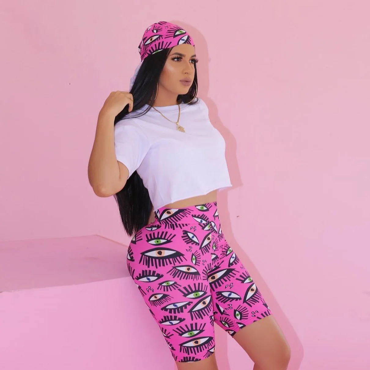 

2021 Summer Customize Digital Printed Sexy Gym Seamless Biker Athletic Sport High Waist workout women bubbaloo Leopard shorts