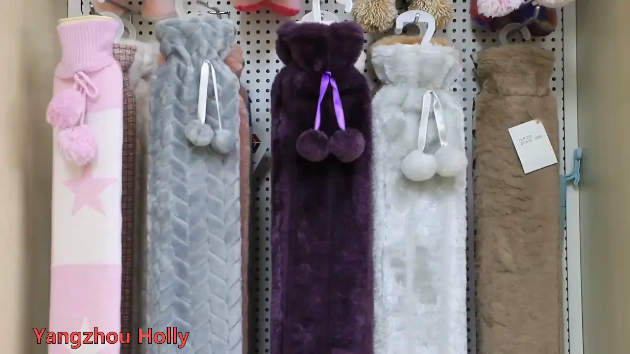 Hand Warm Cute And Soft Stuffed Toy Long Rubber Hot Water Bottle Bag