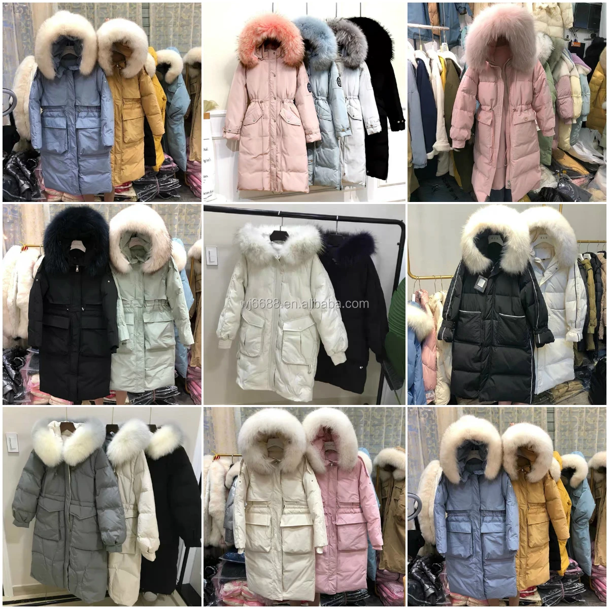 

2020 ladies warm hooded cotton-padded clothes women slim long down winter jackets