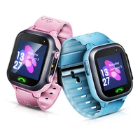 

SOS Alarm Child Care Smart Watch Support 2G SIM Card Ring up Calling Boys and Girls Single color belt children watch