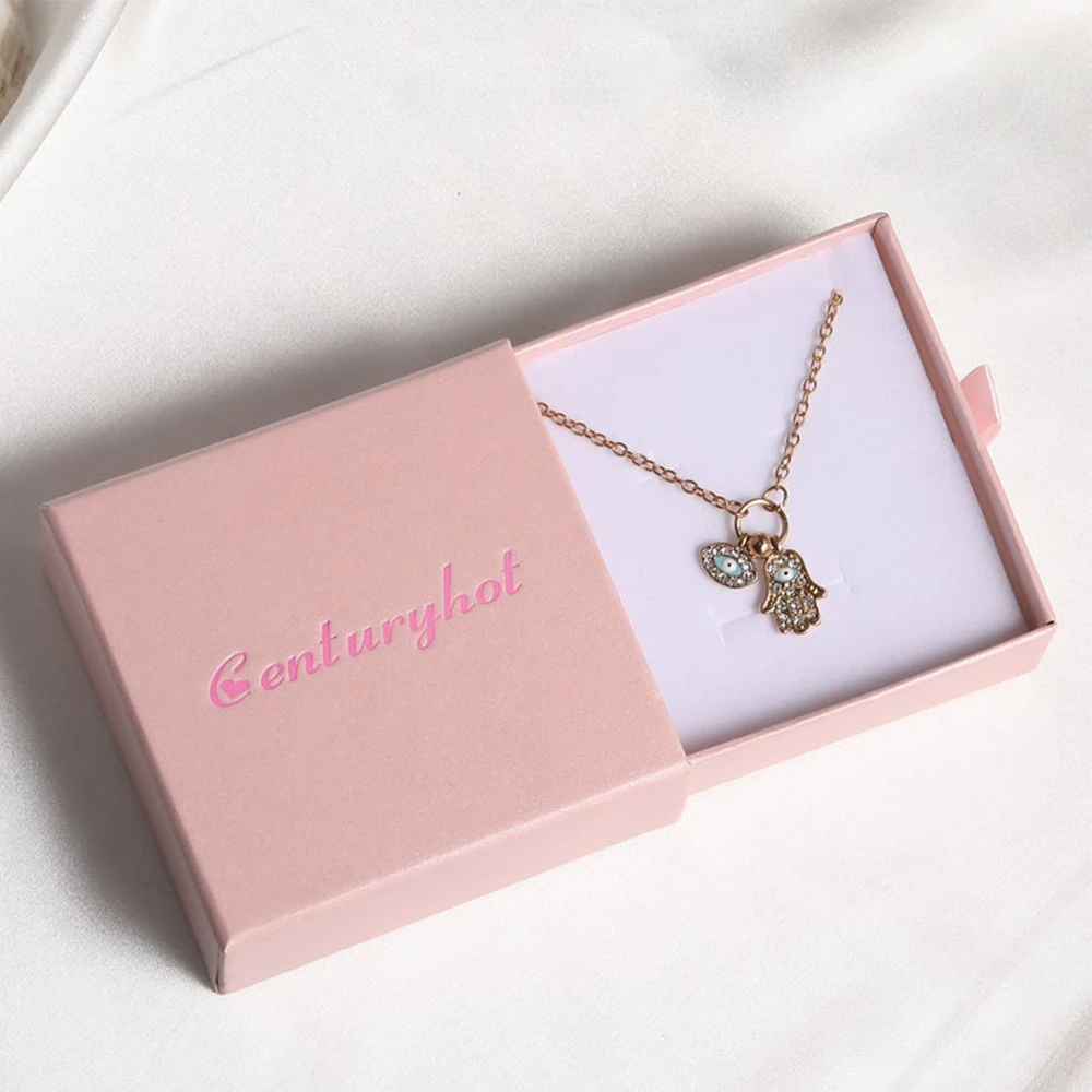 

Eco-friendly 500pcs/lot Manufacture Custom made of size logo slide Jewelry Box with Sponge velvet Foam, Custom color