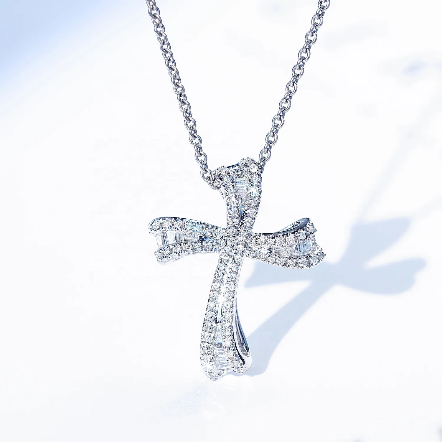 

new Korean deformation cross female pendant necklace wedding ball sister gift jewelry bijoux