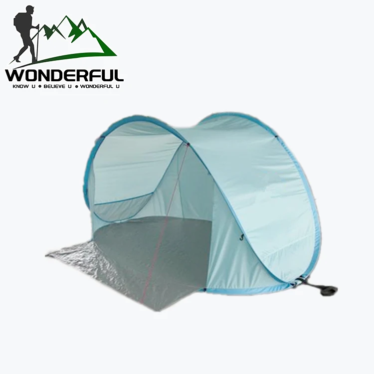 

Outdoor Travel 1 2 Person Automatic UV Protection Waterproof Sun Shelter Camping Pop Up Beach Tent