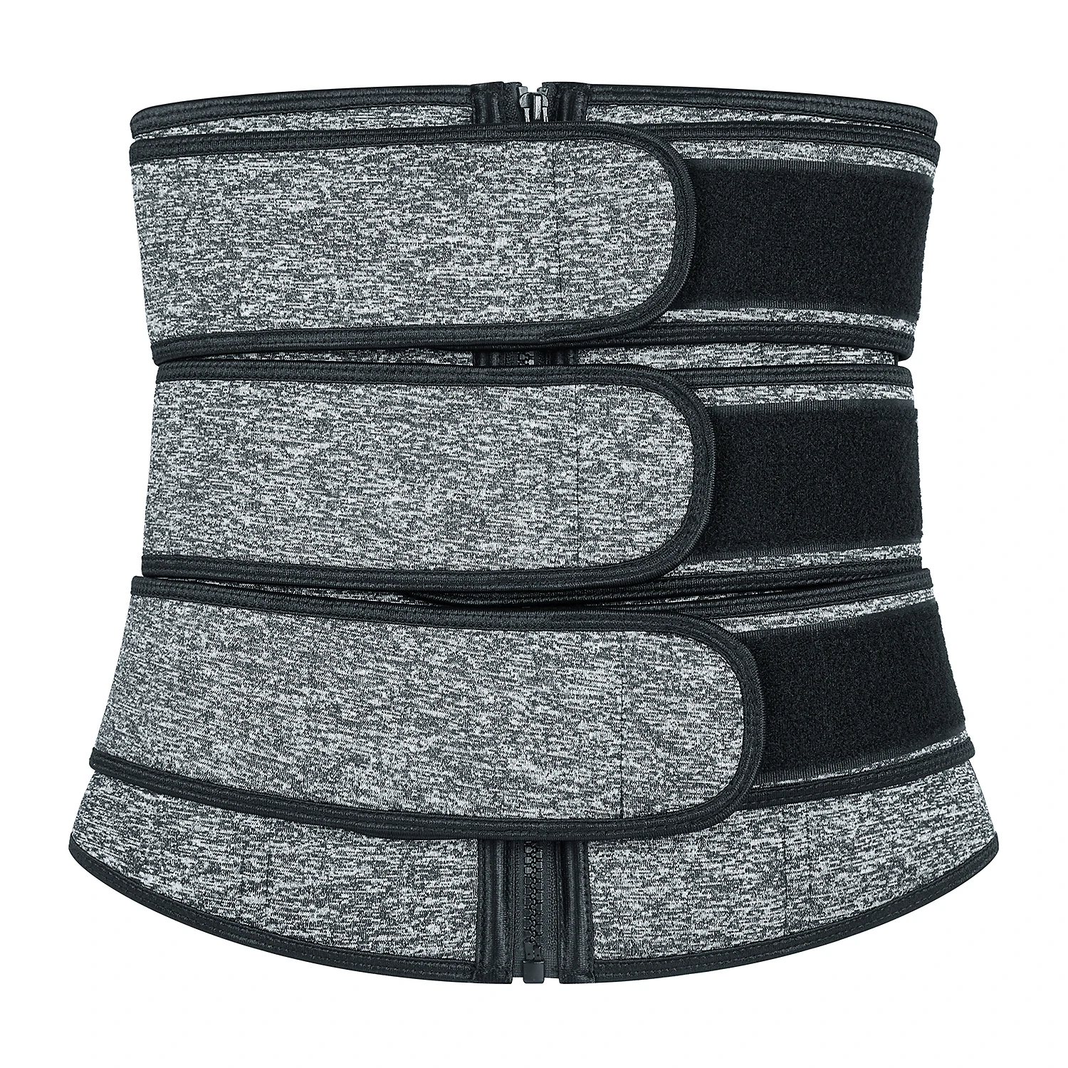 

Trendy wholesale price sweat belt waist trainer 3 strap waist trainer belt belted waist trainer, Black,grey