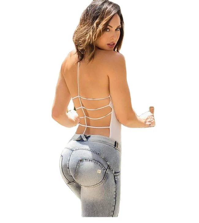 

New Peach Hip Jeans Leggings Sports Tight Yoga Pants Casual Trousers Women