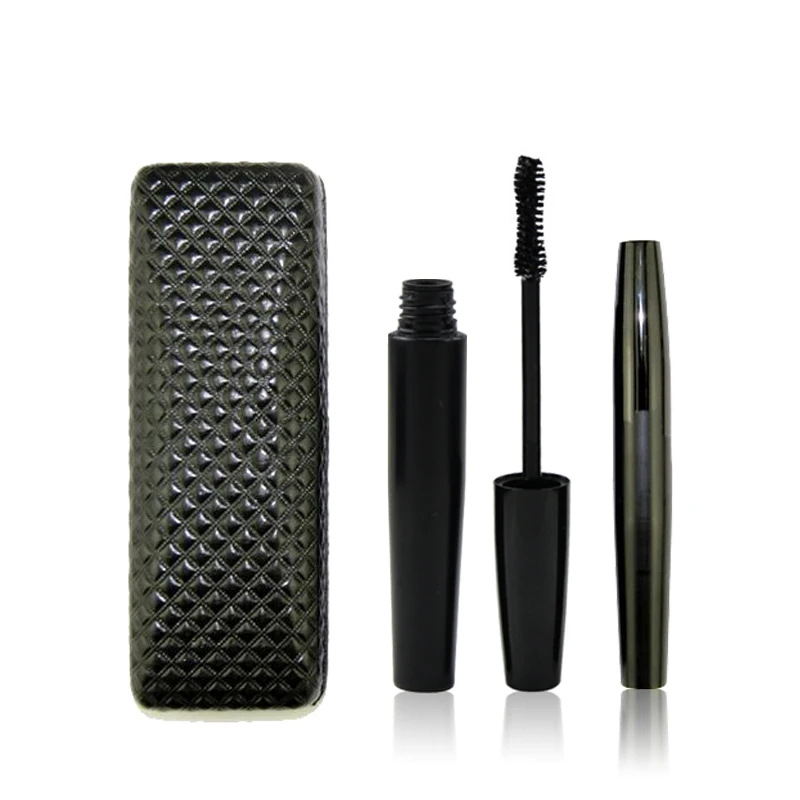 

black 3D fiber lash mascara set for eyelash with carry box