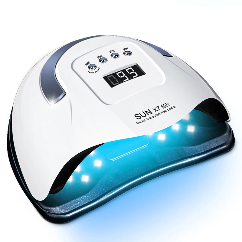 

180W 57LEDs SUN X7 MAX LED Nail Lamp For Manicure Nail Dryer UV Nail Lamp, White