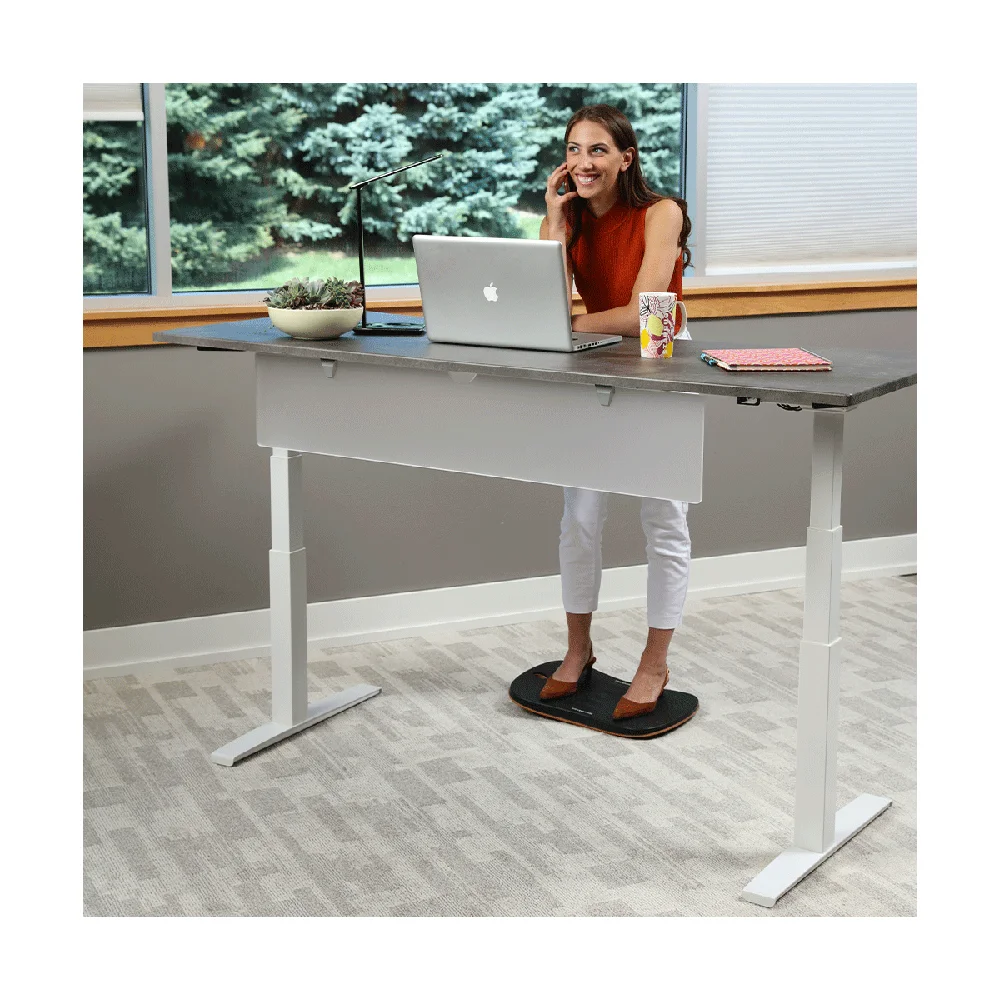 

SmartMoves by Howard Miller Dual Motor Electric Adjustable Height Desk with Straight Beveled Eased Edge Desktop 48" x 30"