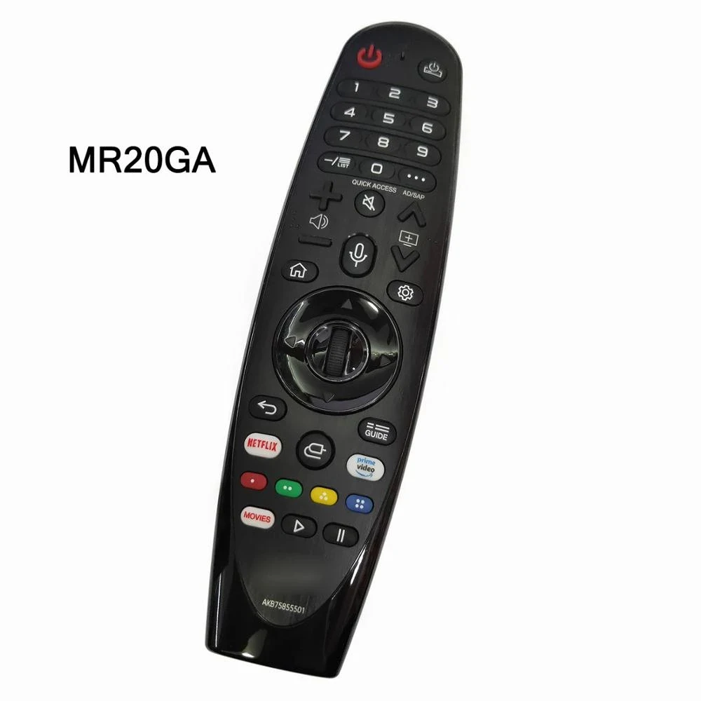 

NEW Original MR20GA Remote control for LG Magic TV AKB75855501 ZX/WX/GX/CX/BX/NANO9/NANO8 UN8/UN7/UN6 Voice Fernbedienung, Black