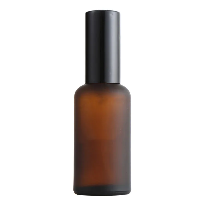 

Custom amber frosted glass cosmetic skincare lotion bottle 30ml 50ml 100ml empty cosmetic spray bottle