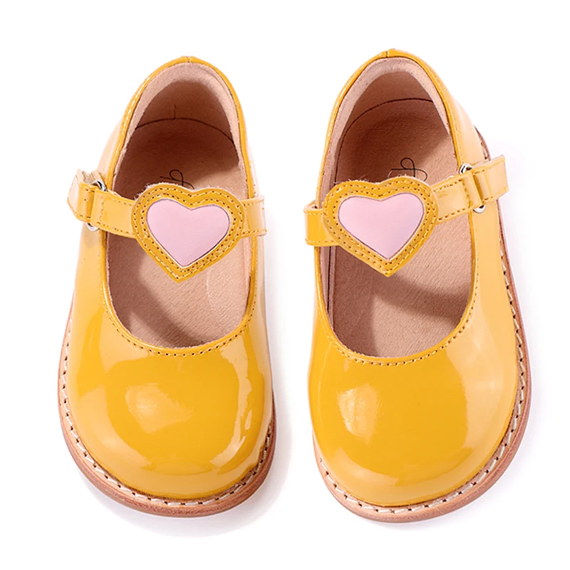 

Girl's small leather spring and autumn foreign British style sole female baby single in stock children princess shoes