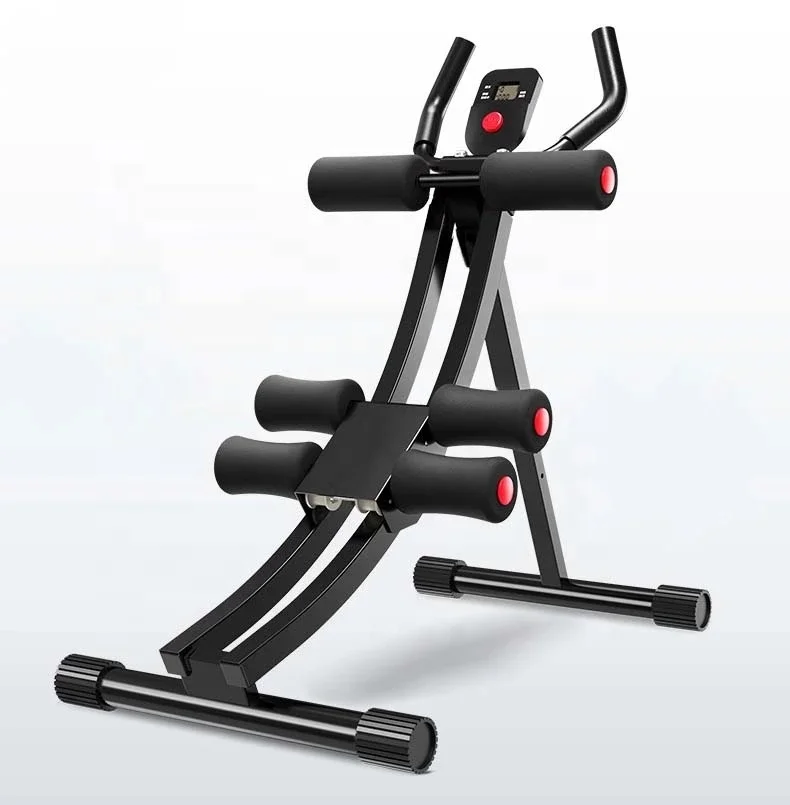 

Abdominal Trainers AB Workout Machine Home Gym Strength Training Ab Fitness Equipment, Black, red
