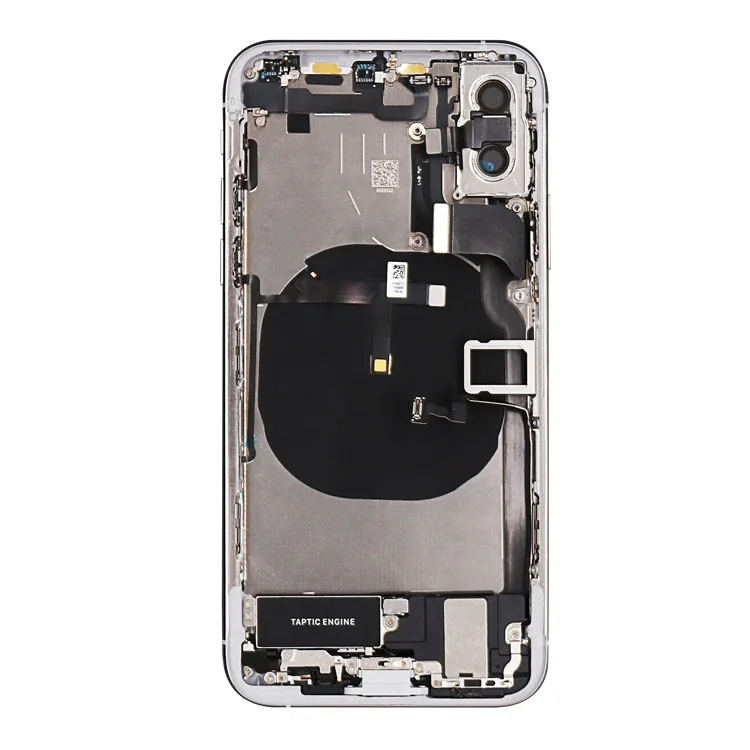 

Shenzhen factory price back cover battery door for iphone 7 8 PLUS X XR XS MAX 11 PRO MAX back housing middle frame with glass, Gray/gold/silver