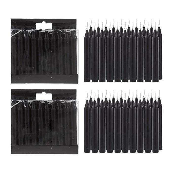 
Wholesale cheap velas custom paraffin candle wax dubai black candle 