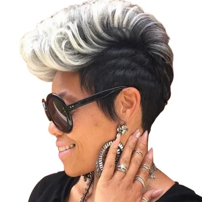 

New hot selling European and American short curly wigs